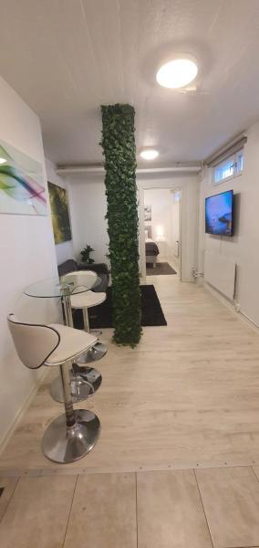 Beautiful basement apartment, very private and close to the metro in Stockholm